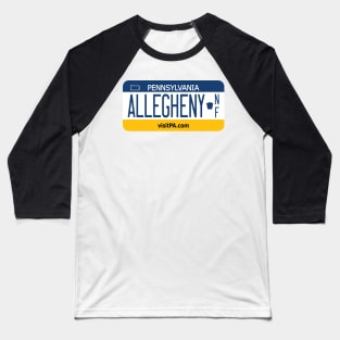 Allegheny National Forest license plate Baseball T-Shirt